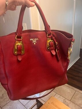 Pre-loved Authentic PRADA two-way shoulder bag